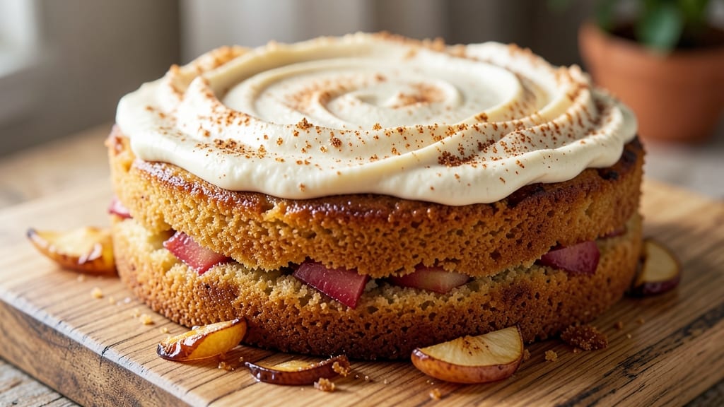 Apple Cream Cheese Coffee Cake Recipe: Swirled Spice Layers With Moist Crumb