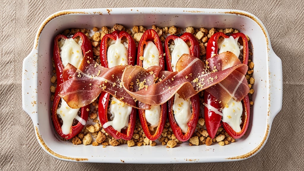 Banana Peppers Stuffed With Cheese and Prosciutto Recipe: Crispy Bites With Savory Italian Flavor