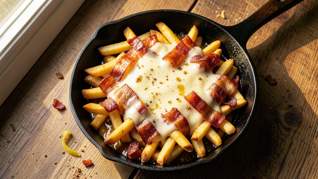 Bacon-Wrapped Cheese Fries Recipe: Smoky Crispy Edges and Melty Pull-Apart Cheese