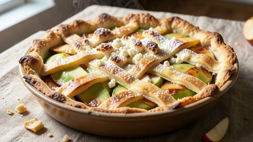 Apple And Cheese Pie Recipe UK: Savory Sweet Tart Twist With Crispy Top