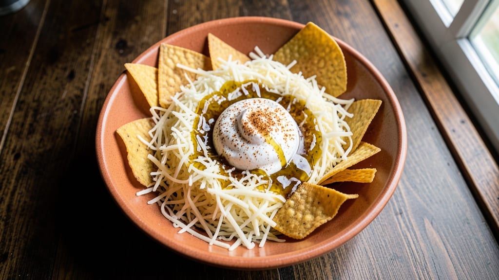 99 Restaurant Pub Cheese Recipe: Crispy Tortilla Crunch Over Smoky Lager Cheese