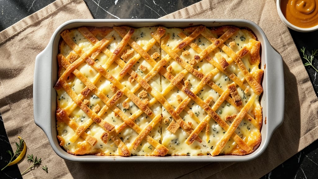 Baked Cheese Squares Recipe: Crispy Crust, Chewy Pull-Apart Texture