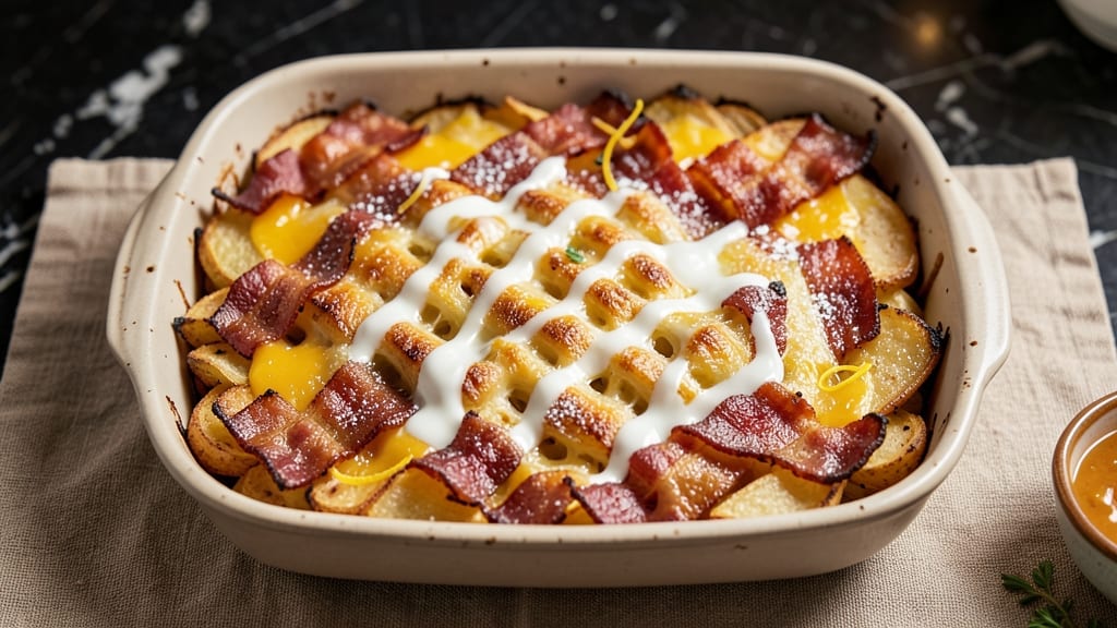 Bacon Cheese Casserole Recipe: Crispy Top, Gooey Pull-Apart Layers