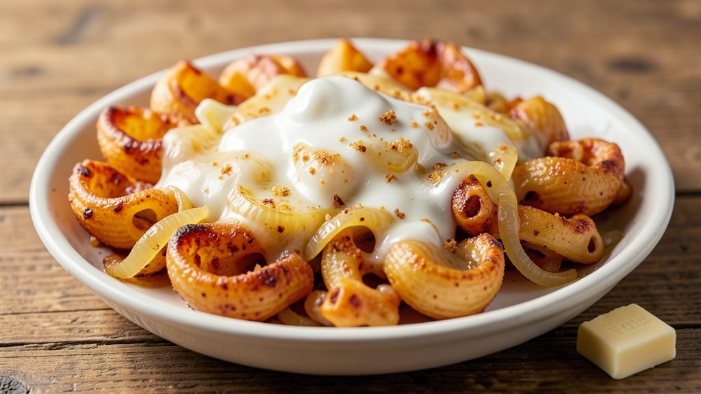 Baked Macaroni Shells and Cheese Recipe: Crispy-Topped Bites With Cheesy Pull-Apart Magic