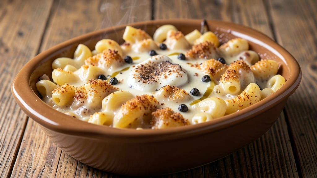Baked Mac and Cheese Recipe with Ragu Cheese Sauce: Triple-Cheese Crispy Top, Silky Pull-Apart