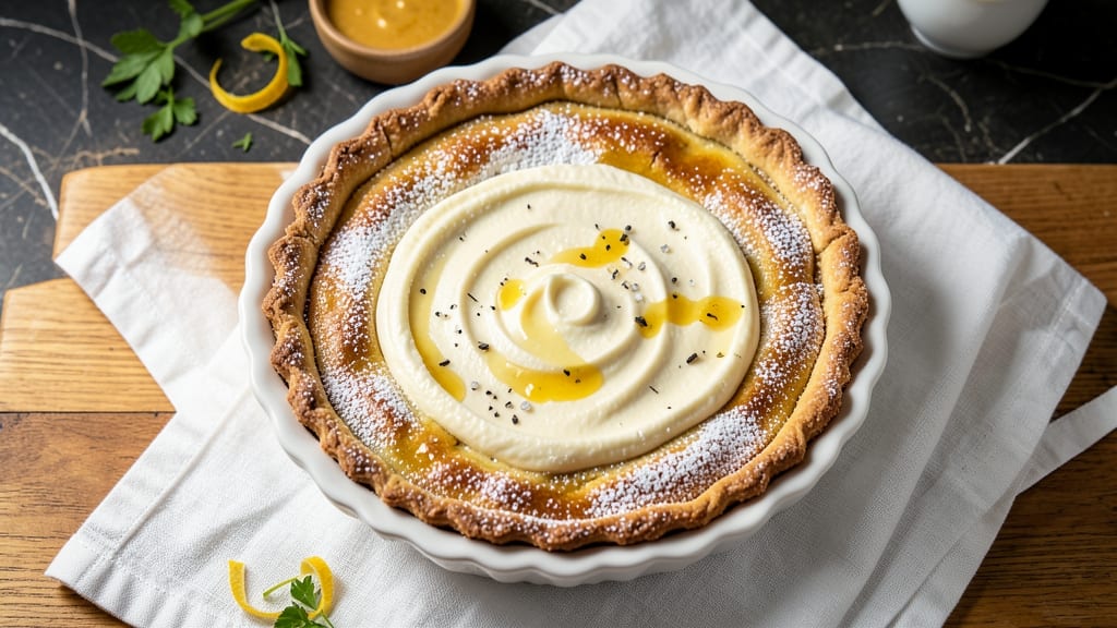 Baked Cream Cheese Pie Recipe: Golden Crust, No-Crack Filling Magic