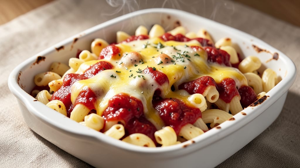 Baked Macaroni and Cheese Recipe with Tomato Sauce: Italian-Inspired Twist on a Classic