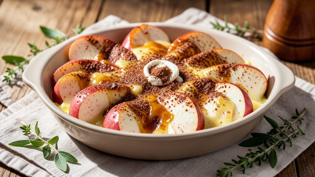 Baked Apples and Cheese Recipe: Caramelized Sweetness With Sharp Cheddar Crunch