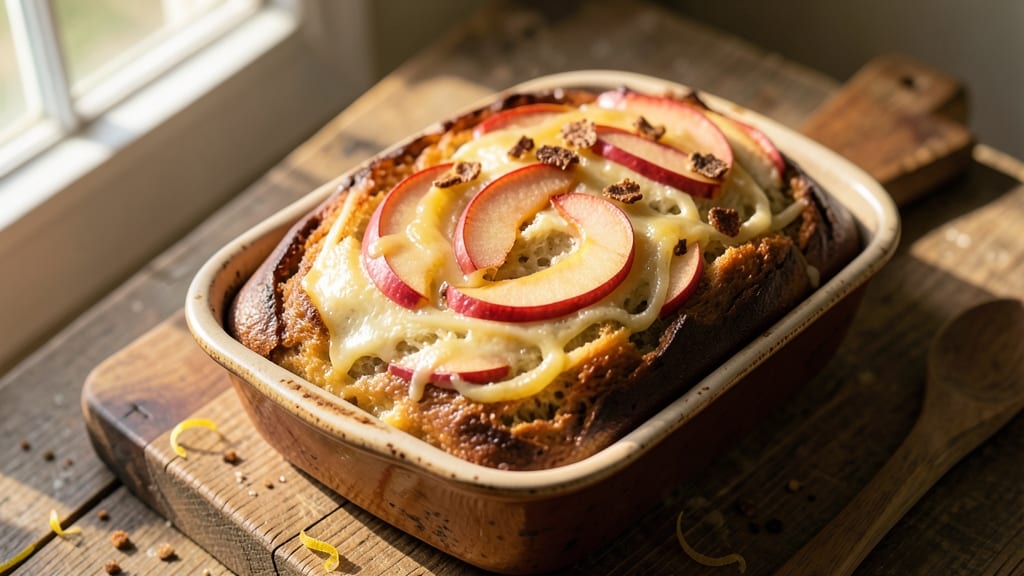 Apple Cheese Bread Recipe: Buttery Crust With Stretchy Cheddar Pulls