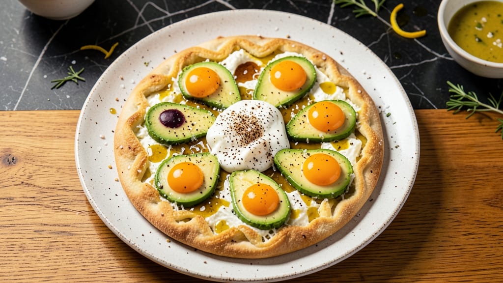 Avocado Cottage Cheese Egg Flatbread Recipe: Savory Crispy Edges With Creamy Fillings