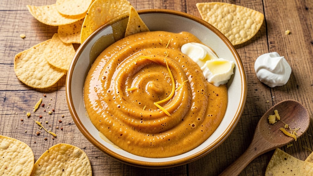 Abuelos Cheese Dip Recipe: Crispy Tortilla Crown Over Warm Cheddar Rivers