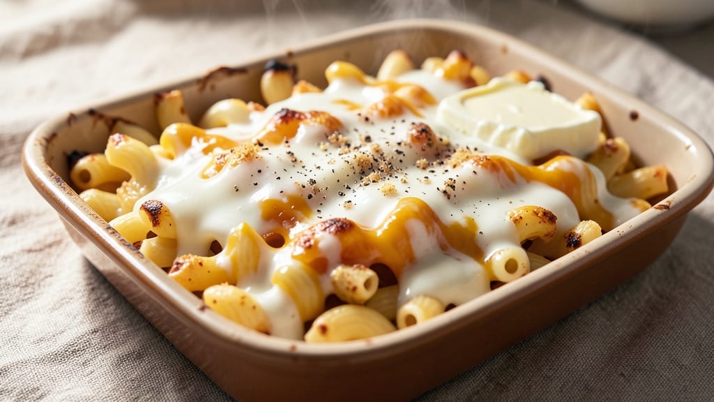 Baked Mac and Cheese Recipe with Whipping Cream: Ultra-Smooth Pull-Apart Richness