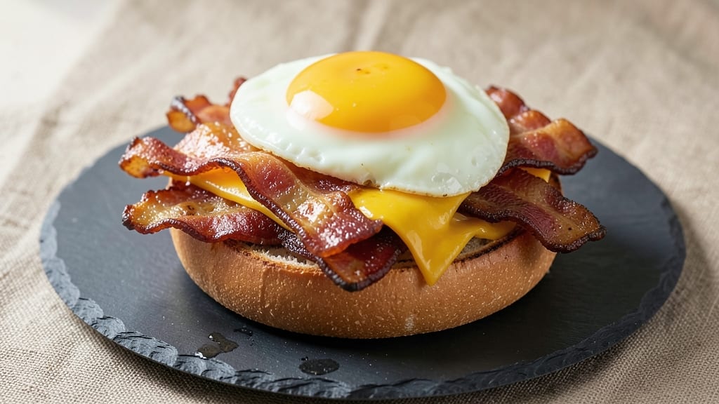 Bacon, Egg, and Cheese NYC Recipe: Crispy Bagel Bites with Runny Yolk Magic